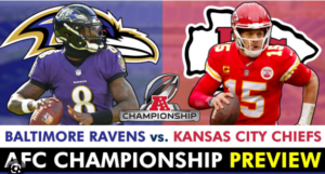 Ravens vs. Chiefs afc champion