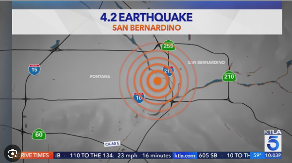 4.2 magnitude earthquake rattles San Bernardino County