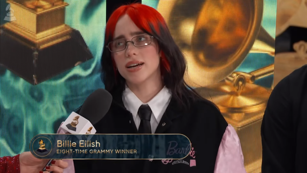 billie eilish grammy 2024 carpet