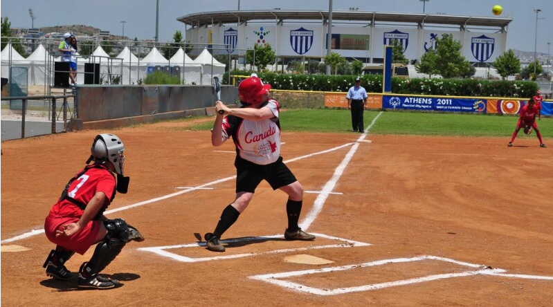 shoftball play at athens olympic 2011